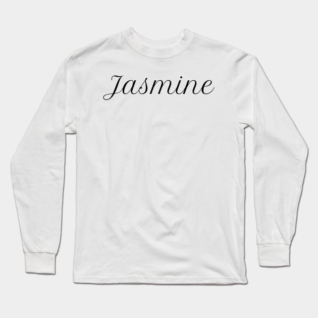 Jasmine Long Sleeve T-Shirt by JuliesDesigns